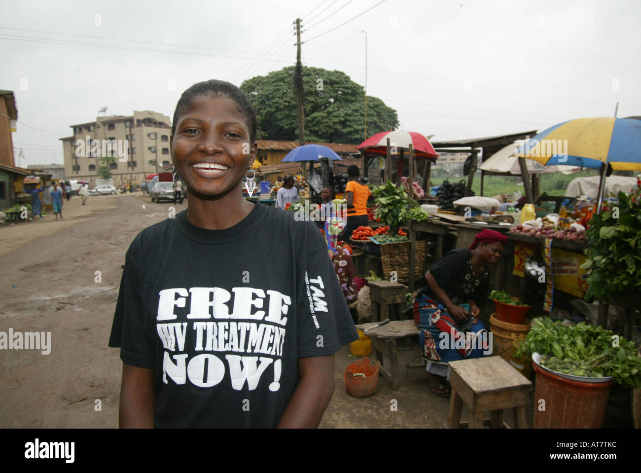 In Lagos many people are infected with the HIV aids virus. Activits