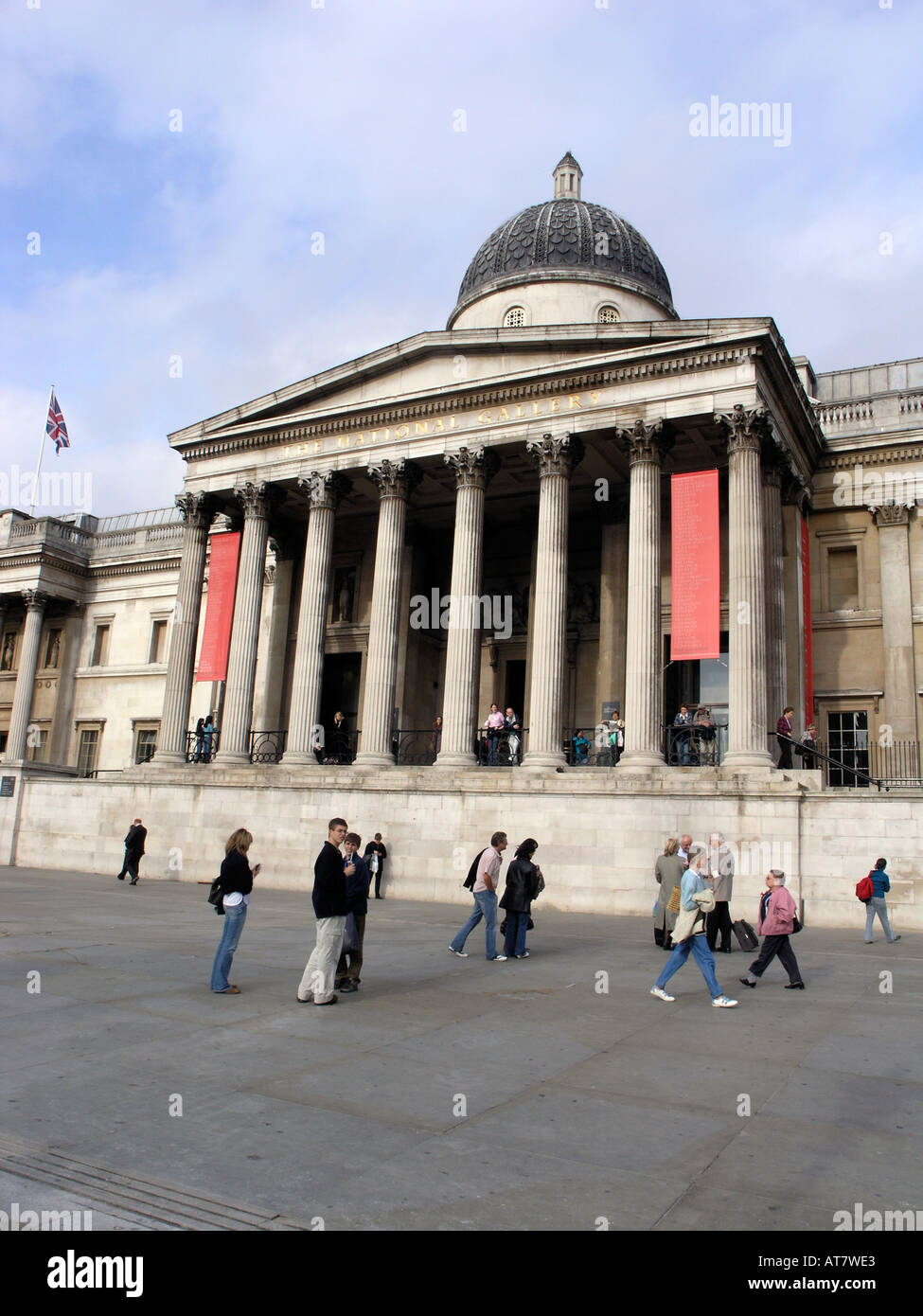 National Gallery Trafalgar Square London UK united Kingdom GB Stock Photo