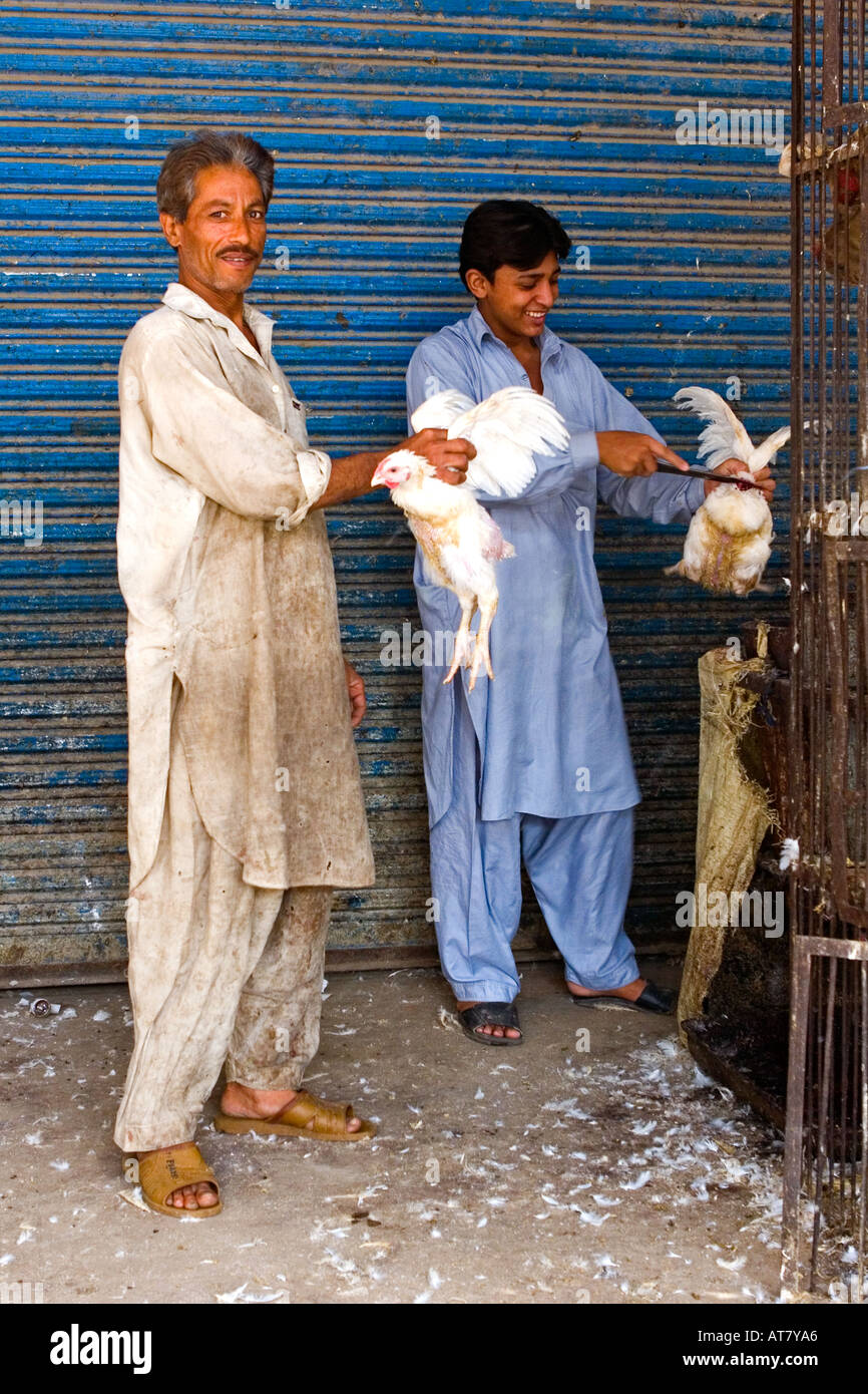 The chicken market in Multan Multan Pakistan Stock Photo