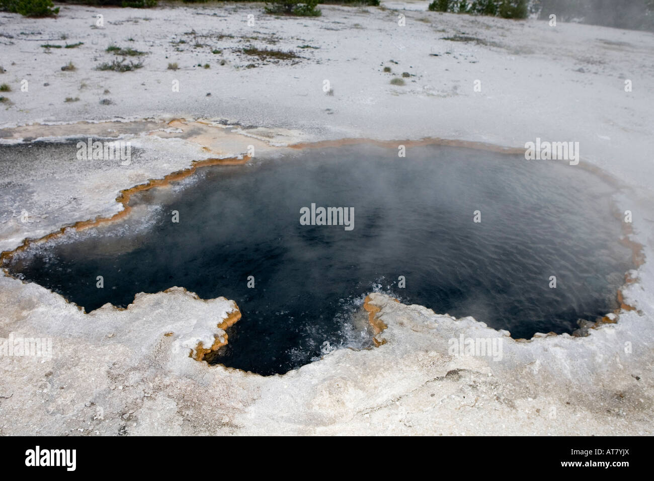 Surprise Pool, Yellowstone National Park, Wyoming Stock Photo