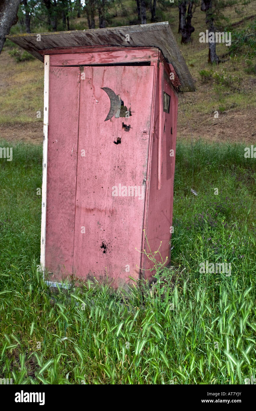 outhouse Stock Photo