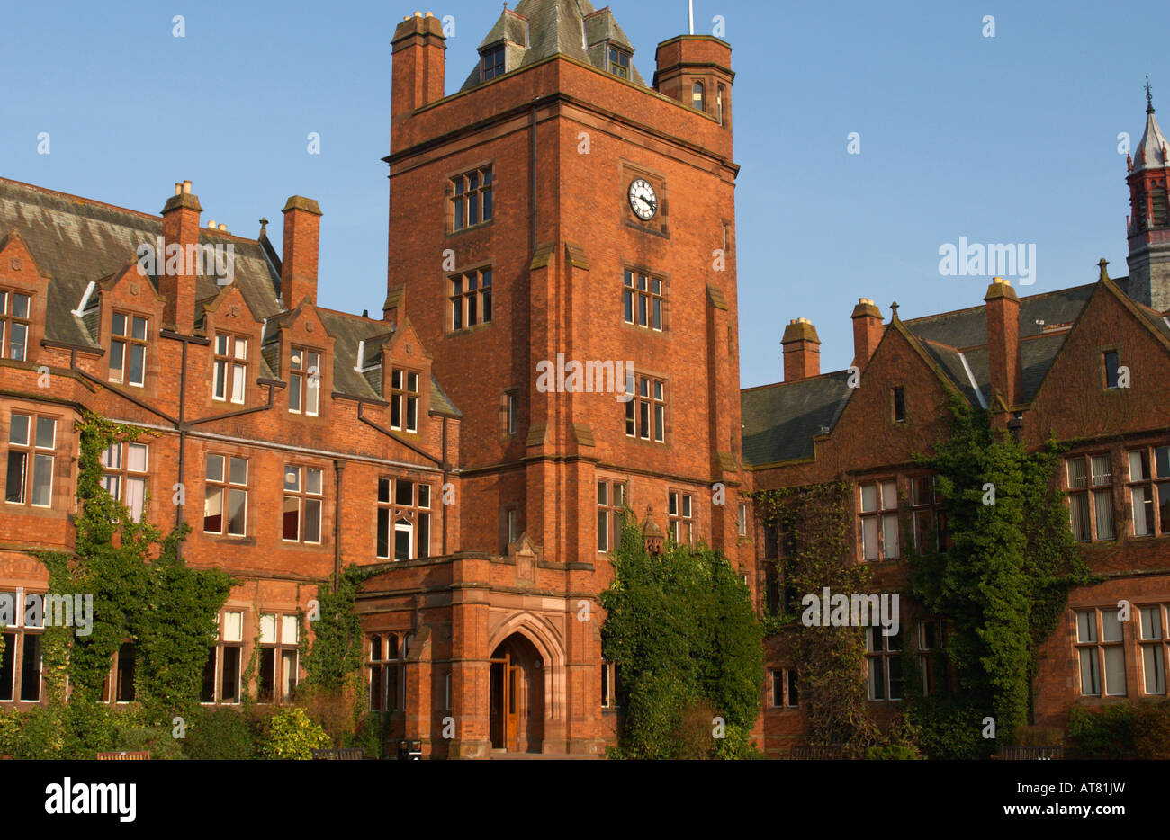Campbell College main building in Belfast Stock Photo
