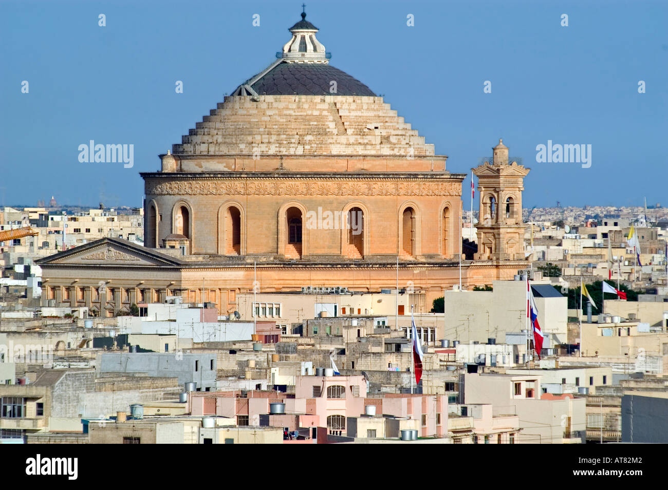 Mosta Dome Malta Stock Photo Alamy