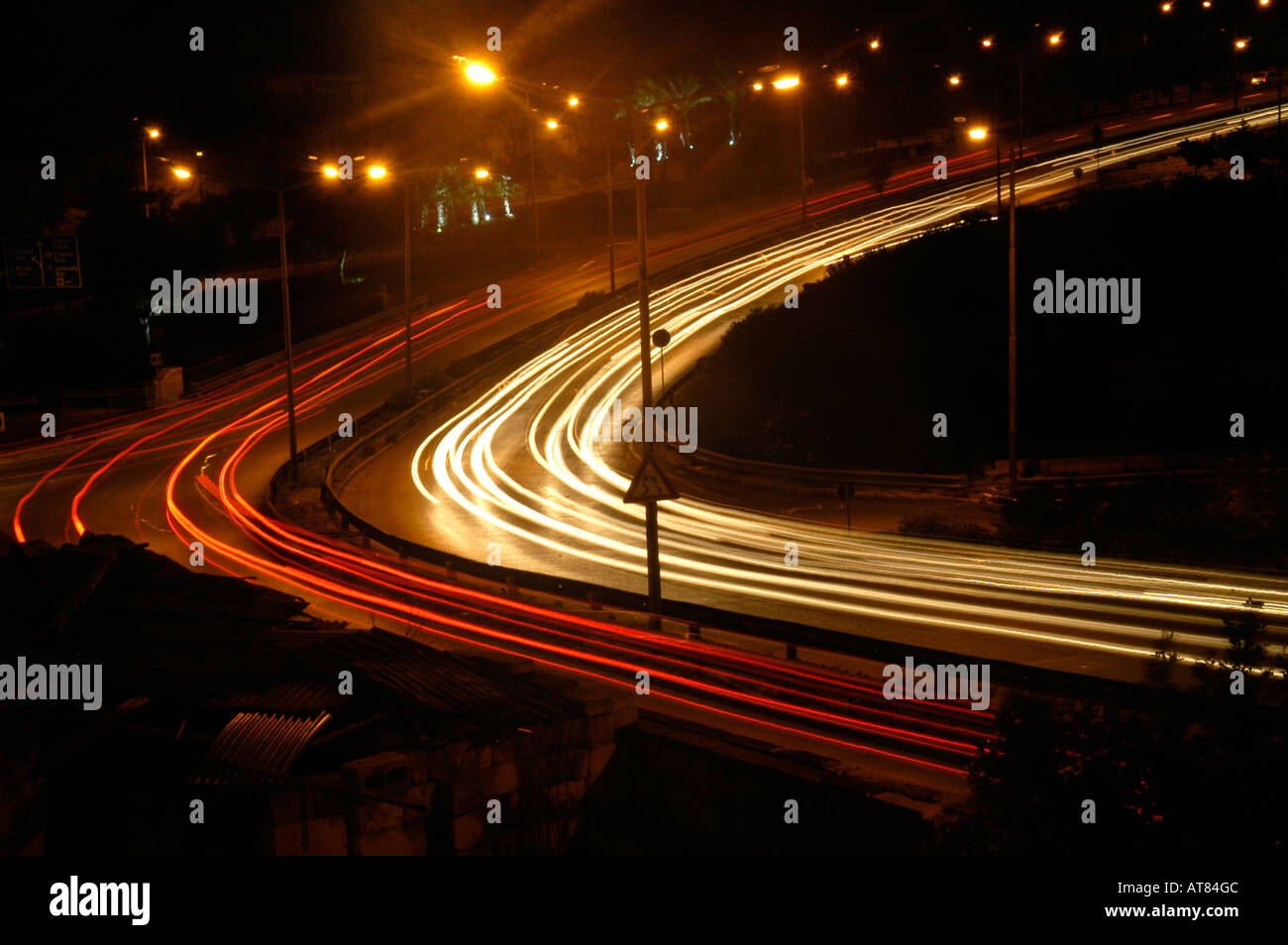 Traffic junction Malta Stock Photo Alamy