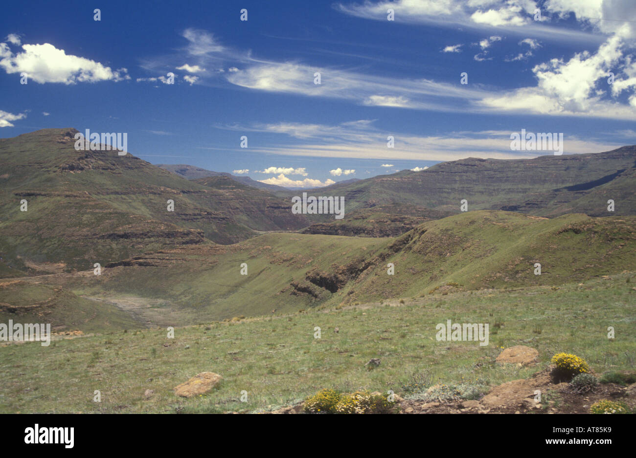 Maluti Mountains nr Oxbow Lesotho southern Africa Stock Photo Alamy
