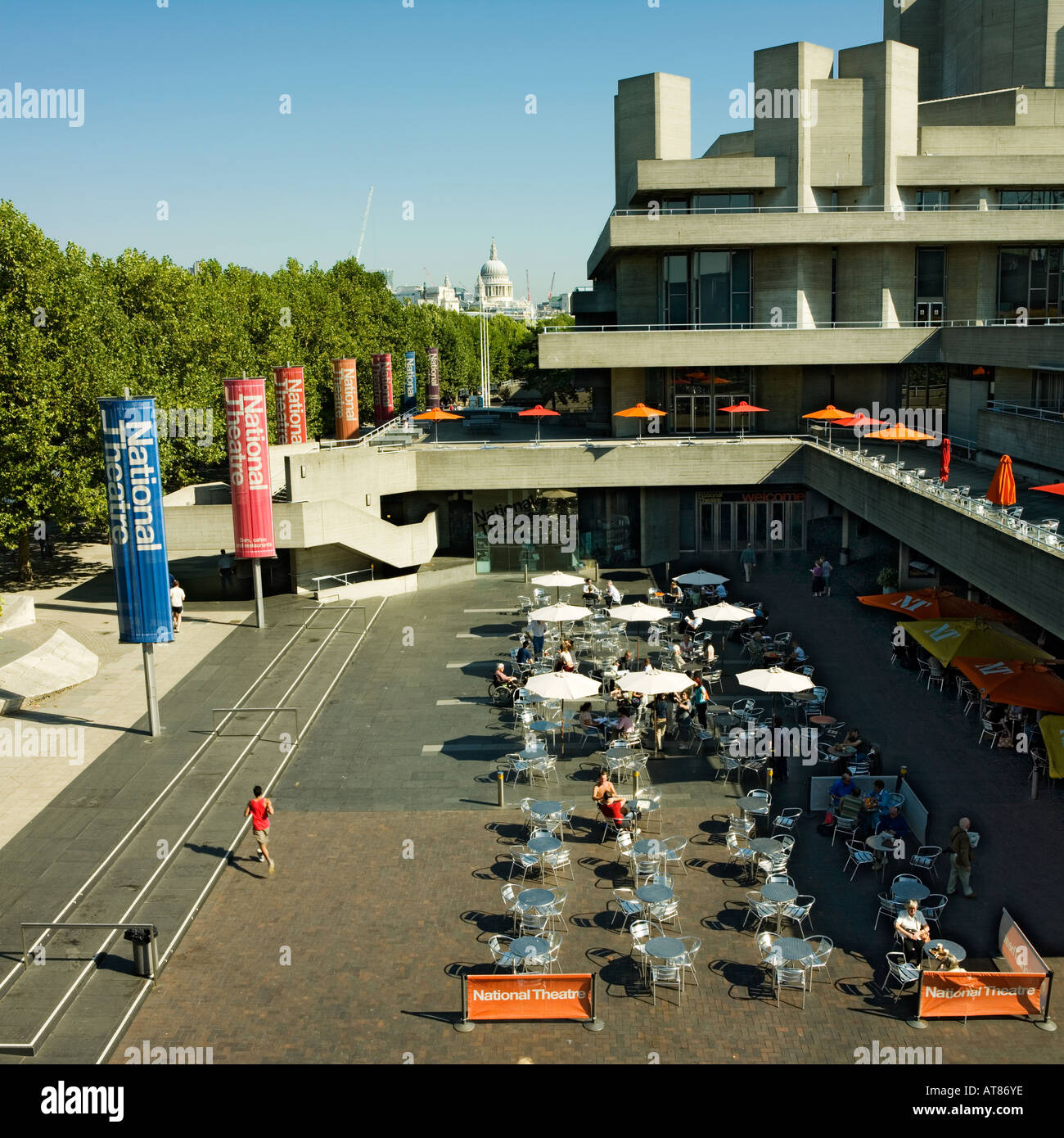 South Bank National Theatre cafe promenade. No model release required