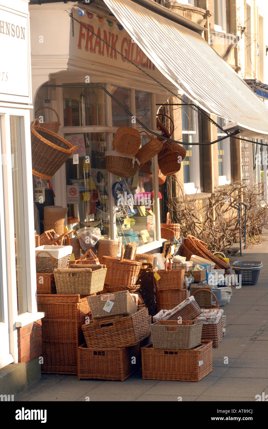 High Street Market Harborough Leicestershire England U K Stock Photo