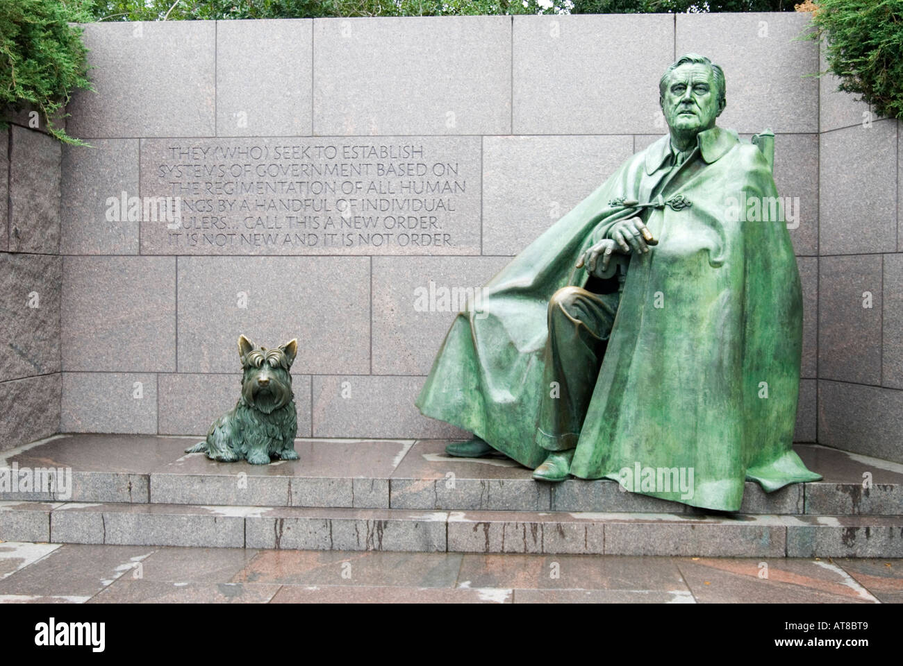 The Franklin D Roosevelt memorial Washington DC united States of America Stock Photo