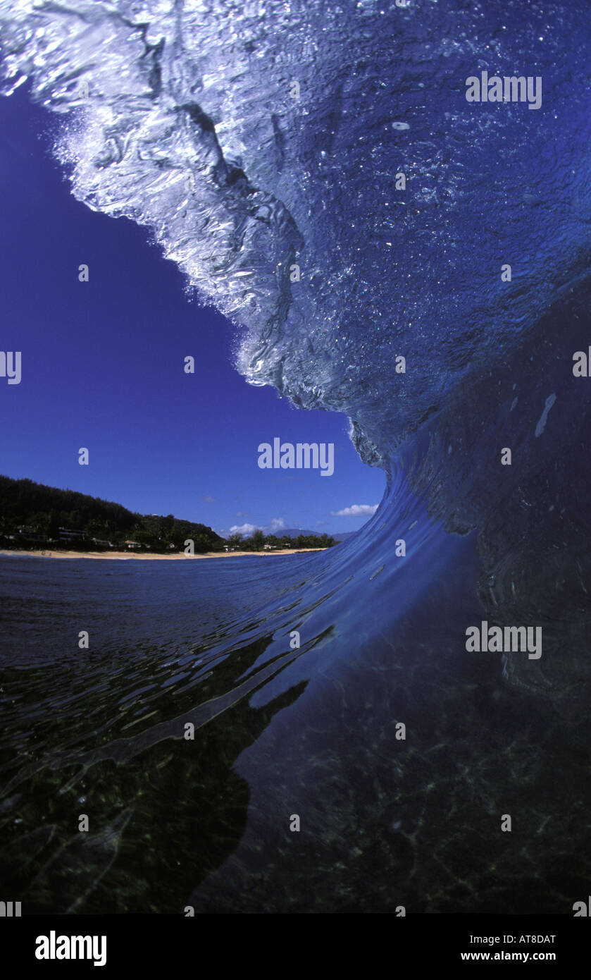 Backdoor, Pipeline. O'ahu Stock Photo Alamy