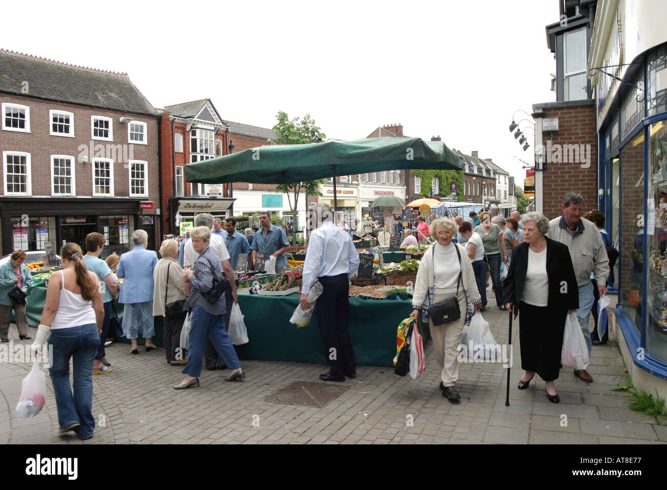 Market drayton shropshire england uk hires stock photography and