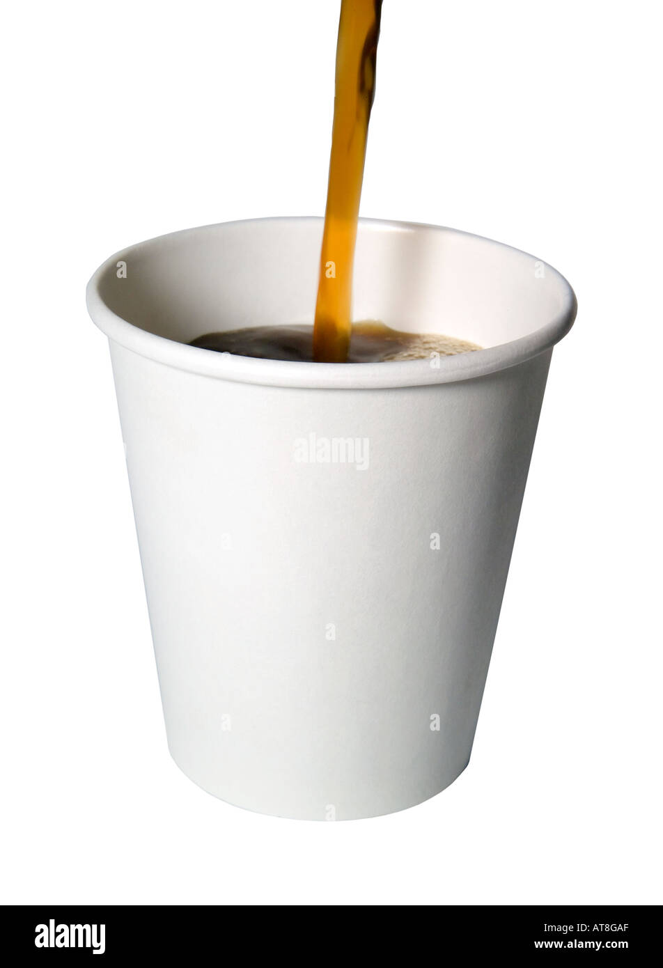 Steaming coffee in paper cup hi-res stock photography and images - Alamy