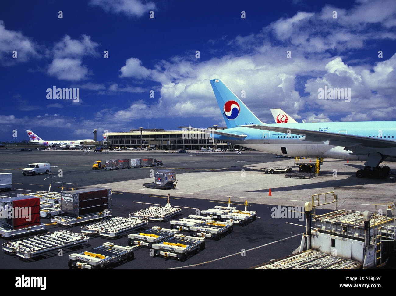 Honolulu International airport, Oahu Stock Photo Alamy
