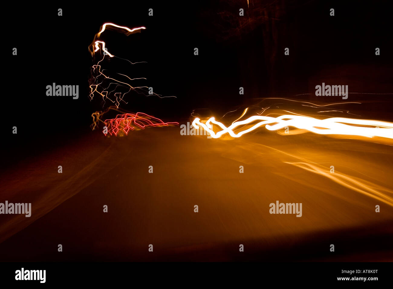 blurred car lights Stock Photo Alamy
