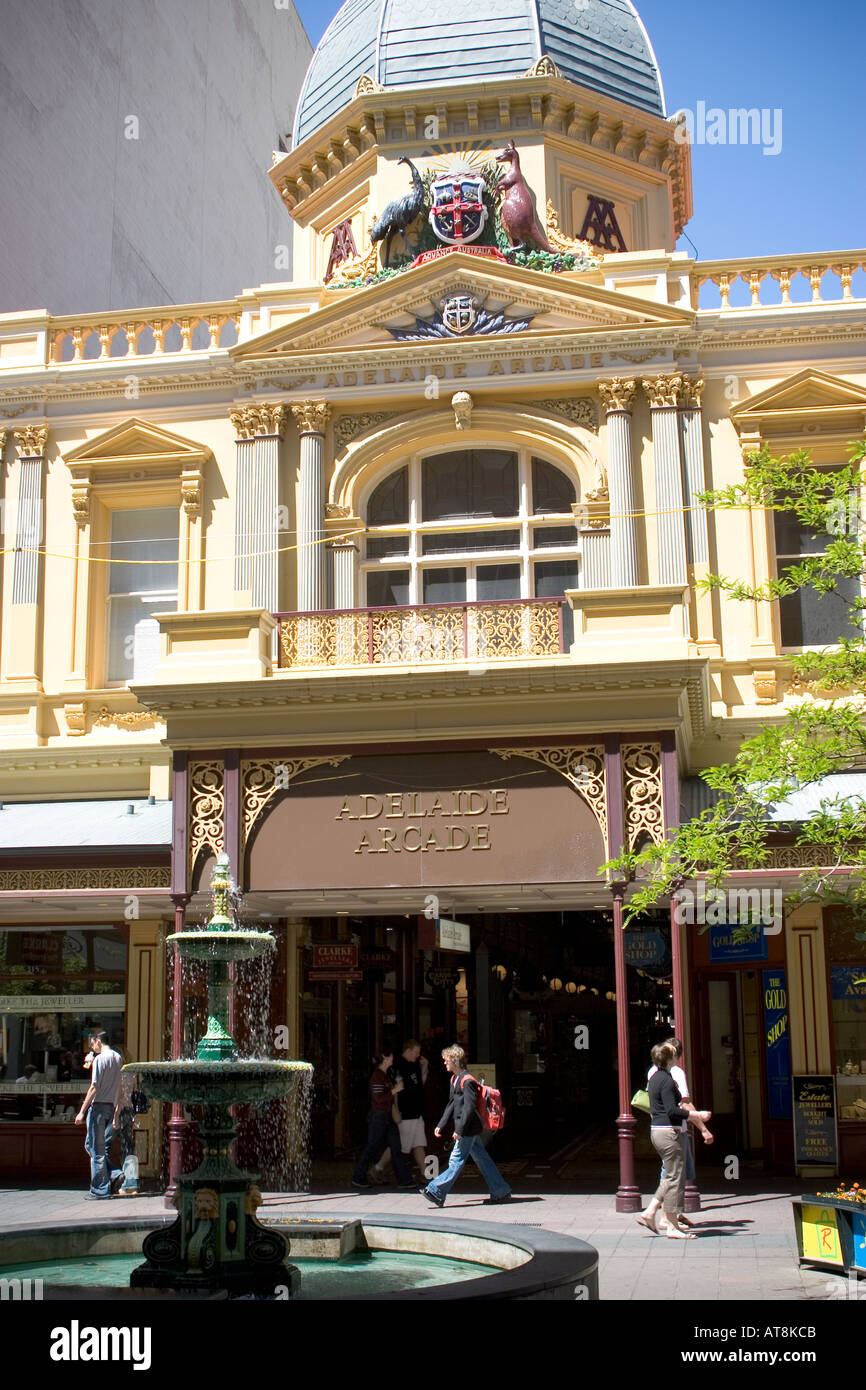 Adelaide Arcade Adelaide Australia Stock Photo Alamy