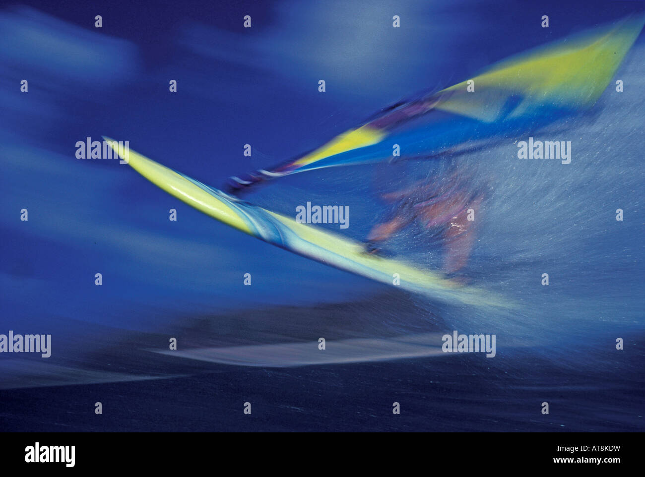 Windsurfing, Backyards, North Shore, Oahu Stock Photo Alamy