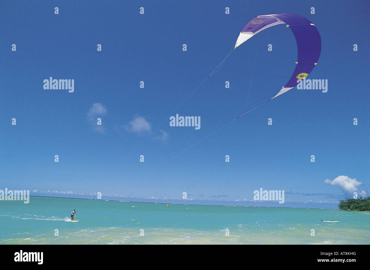 Kitesurfing at Hookipa beachpark, Maui Stock Photo Alamy