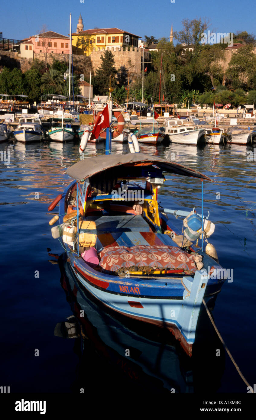Antalya Turkey old port harbor Kaleici boat town Stock Photo Alamy