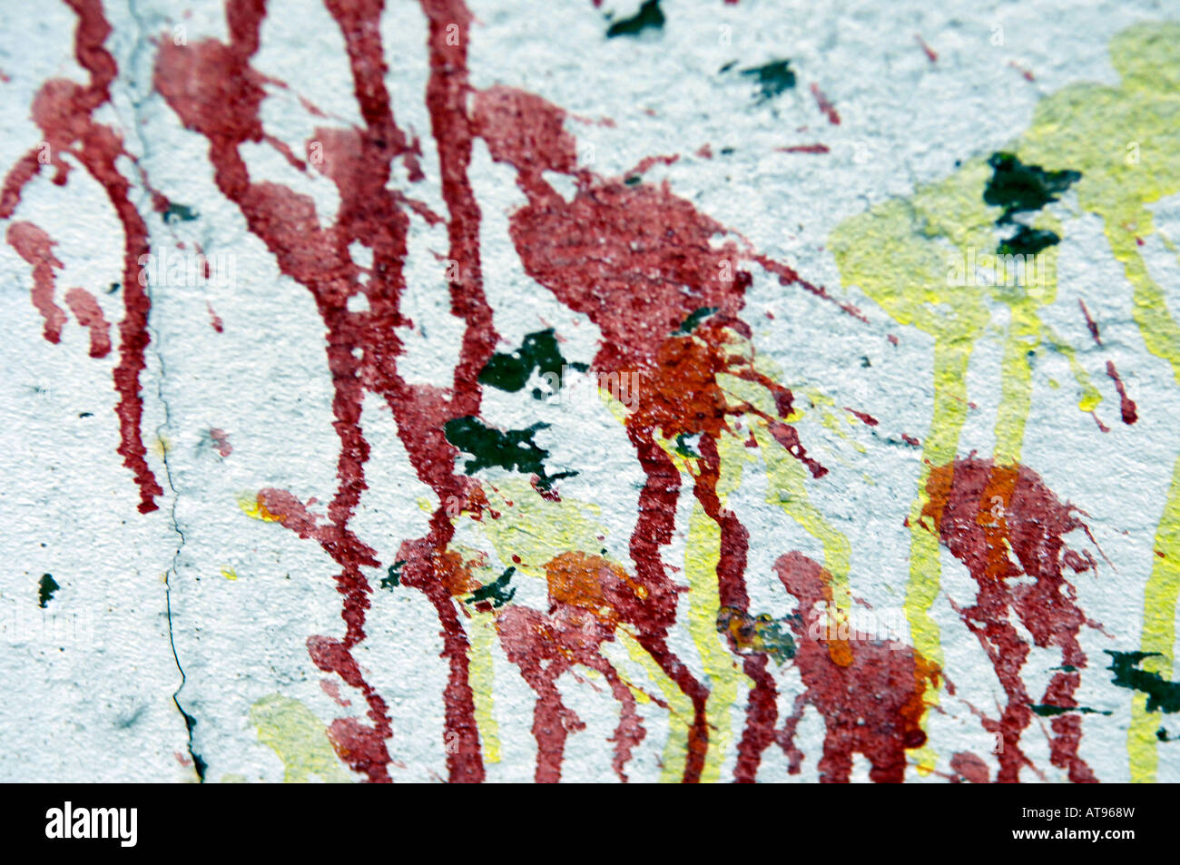 Blood spatter wall hi-res stock photography and images - Alamy