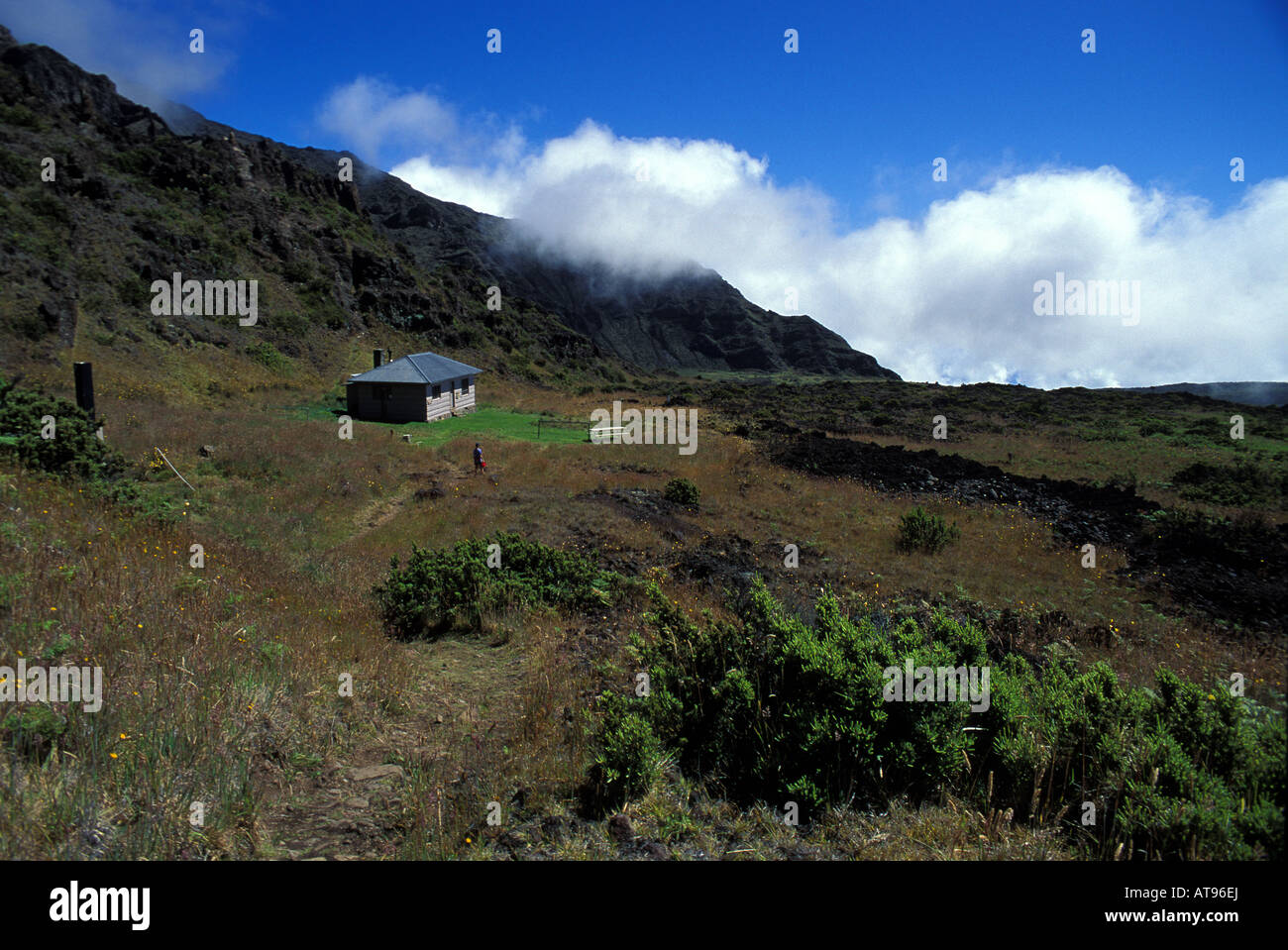 Holua Cabin At Haleakala National Park Maui Stock Photo 16243529