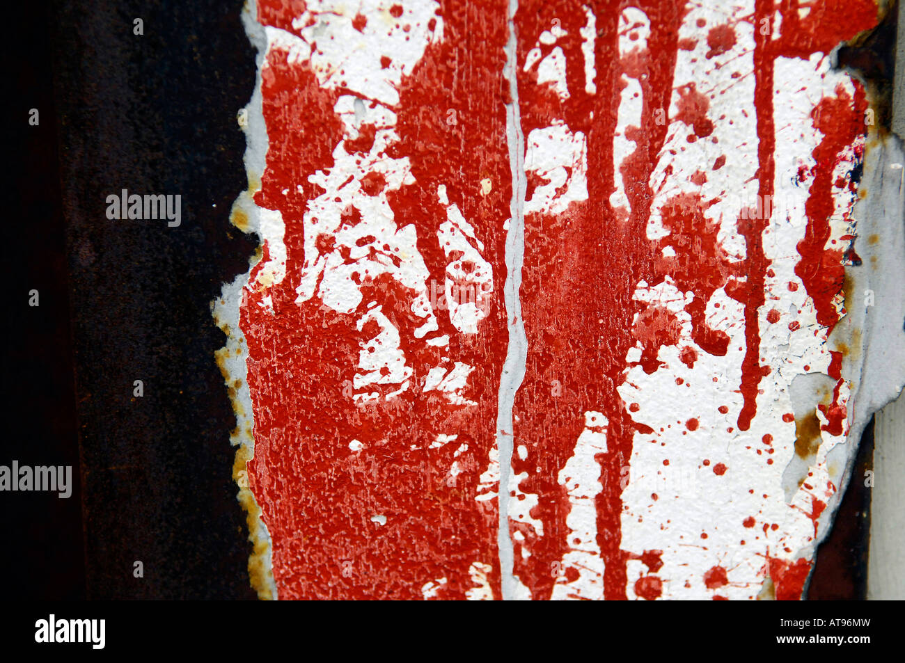 Blood spatter wall hi-res stock photography and images - Alamy
