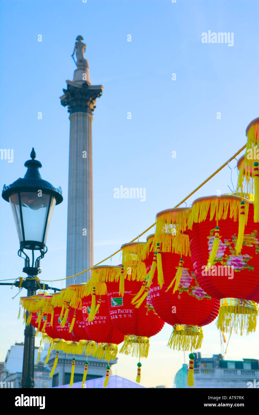 Chinese New Year Celebrations "Trafalgar Square" London Stock Photo Alamy