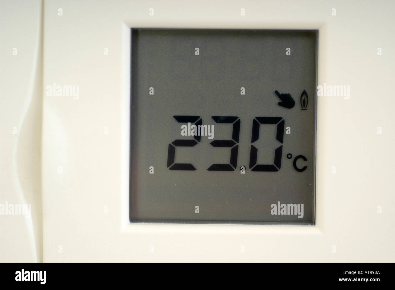 digital thermometer, thermostat Stock Photo Alamy