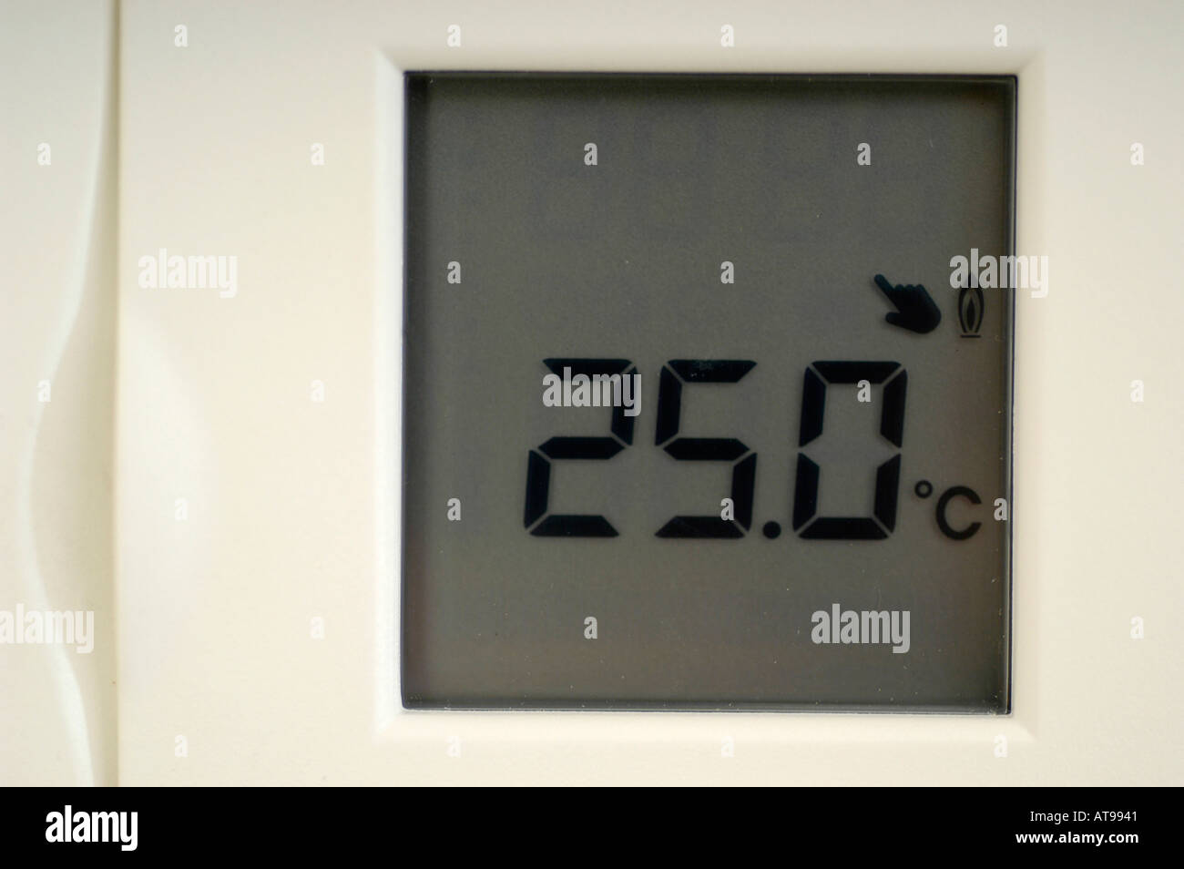 digital thermometer, thermostat Stock Photo Alamy