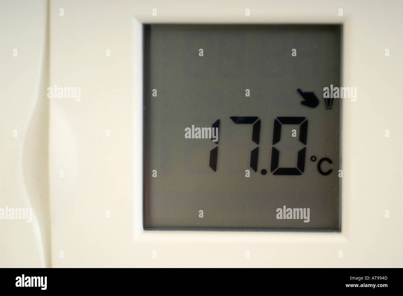 digital thermometer, thermostat Stock Photo Alamy