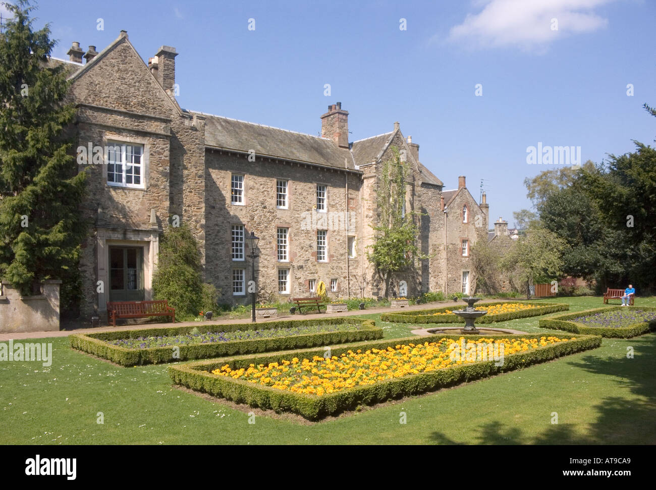 Old Gala House museum and historic house Galashiels Selkirkshire Stock
