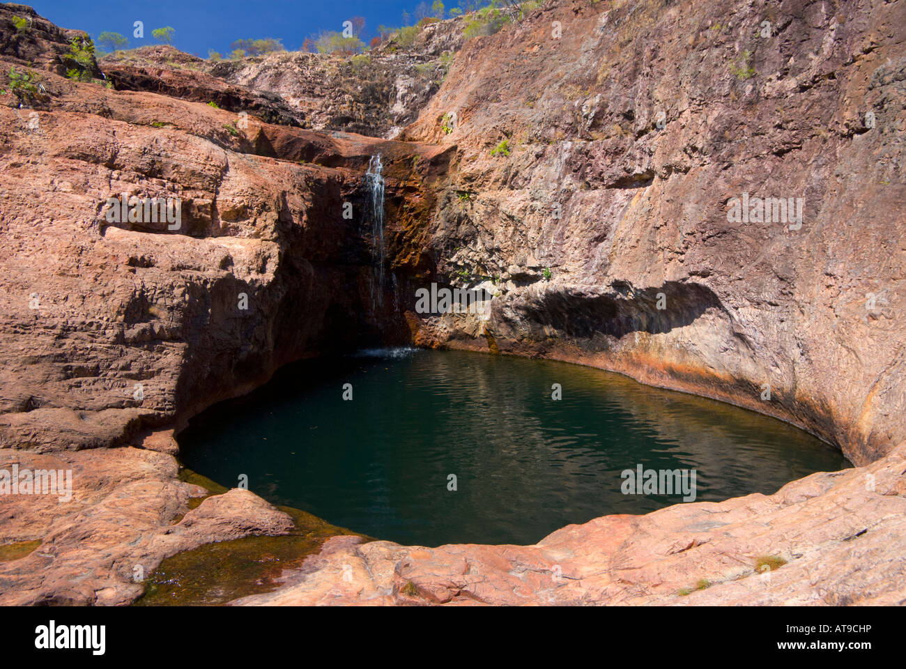 Plunge Pool at Surprise Creek Falls Stock Photo