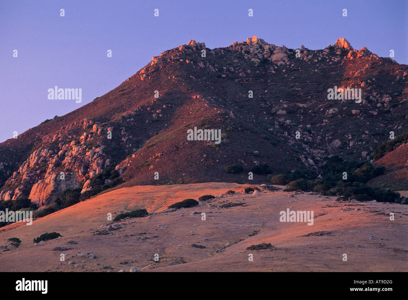 Peak at sunset San Luis Obispo CALIFORNIA Stock Photo Alamy
