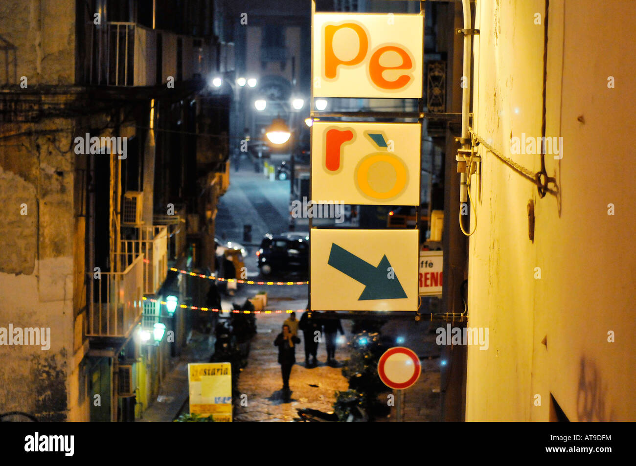 alley in naples, italy Stock Photo - Alamy