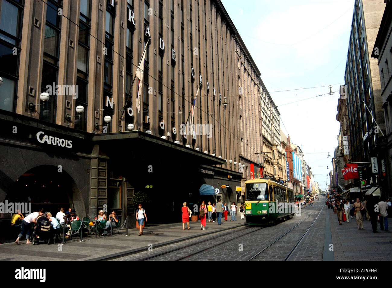 Street scene, Helsinki, Finland Stock Photo - Alamy