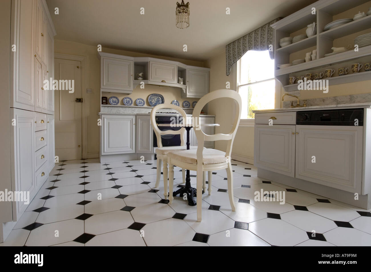 kitchen in Georgian House Stock Photo - Alamy