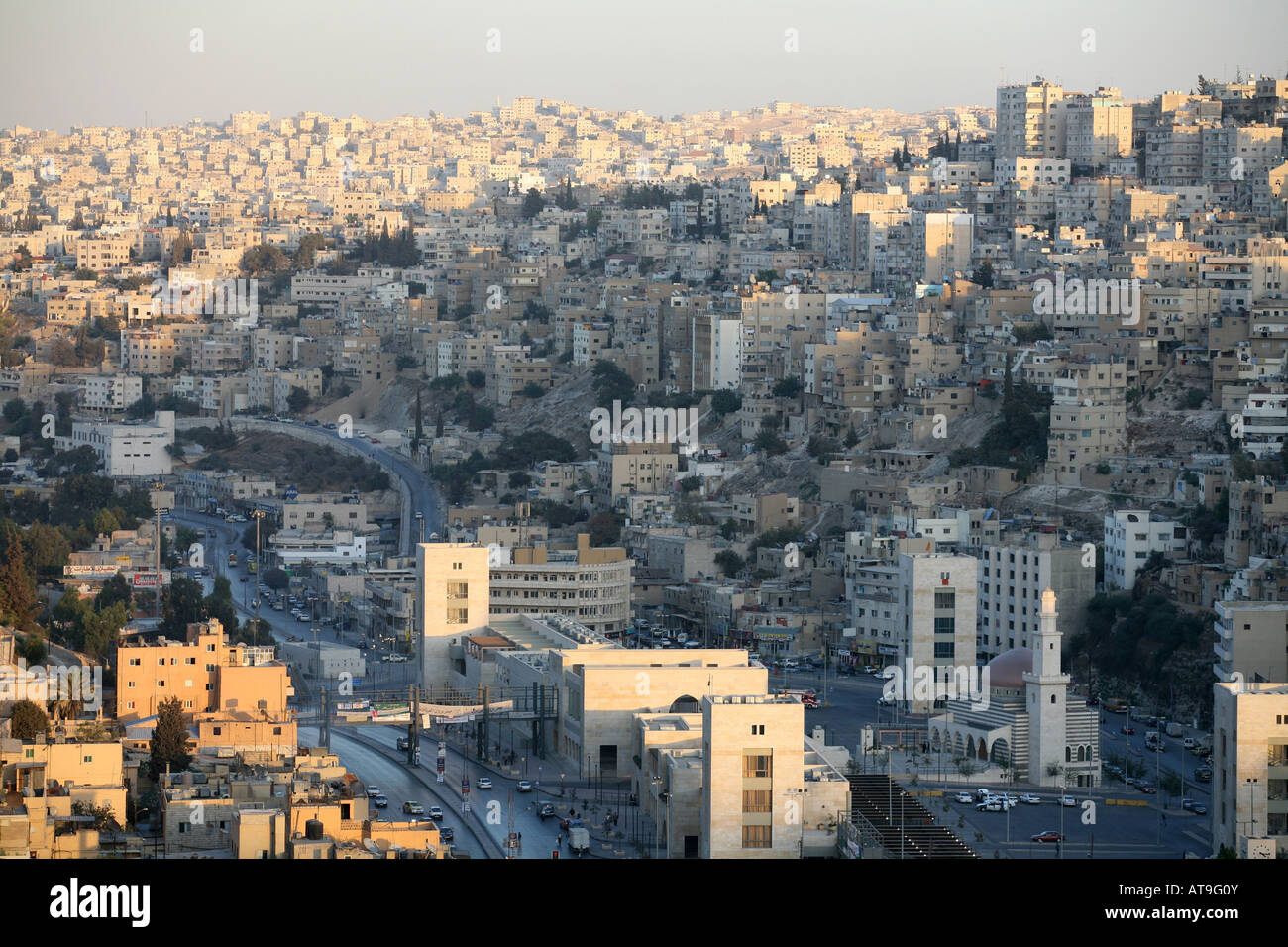 Amman is known as the city built on seven hills Stock Photo - Alamy