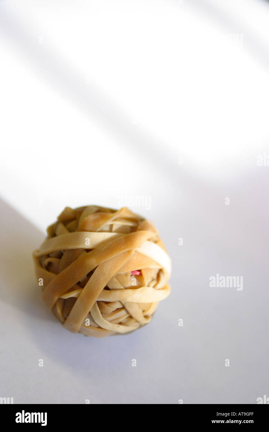 Rubber band ball Stock Photo Alamy