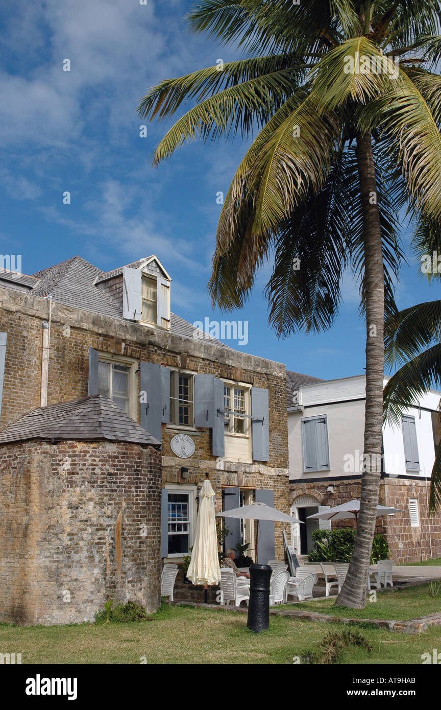 Antigua Copper and Lumber Store Hotel at English Harbour Nelsons Dockyard National Park Antigua Stock Photo