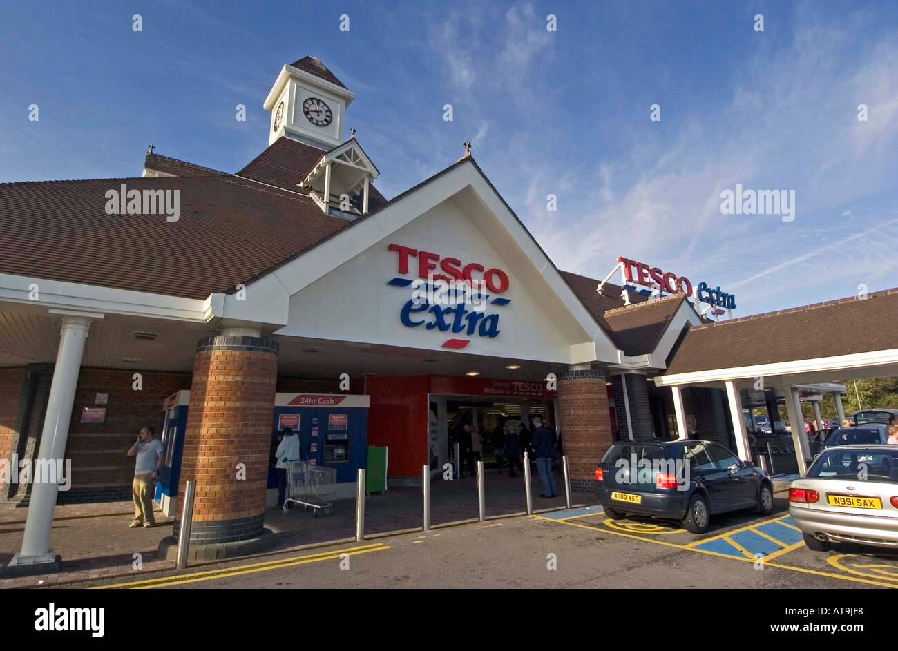 Tesco Express superstore in Bridgend Stock Photo Alamy