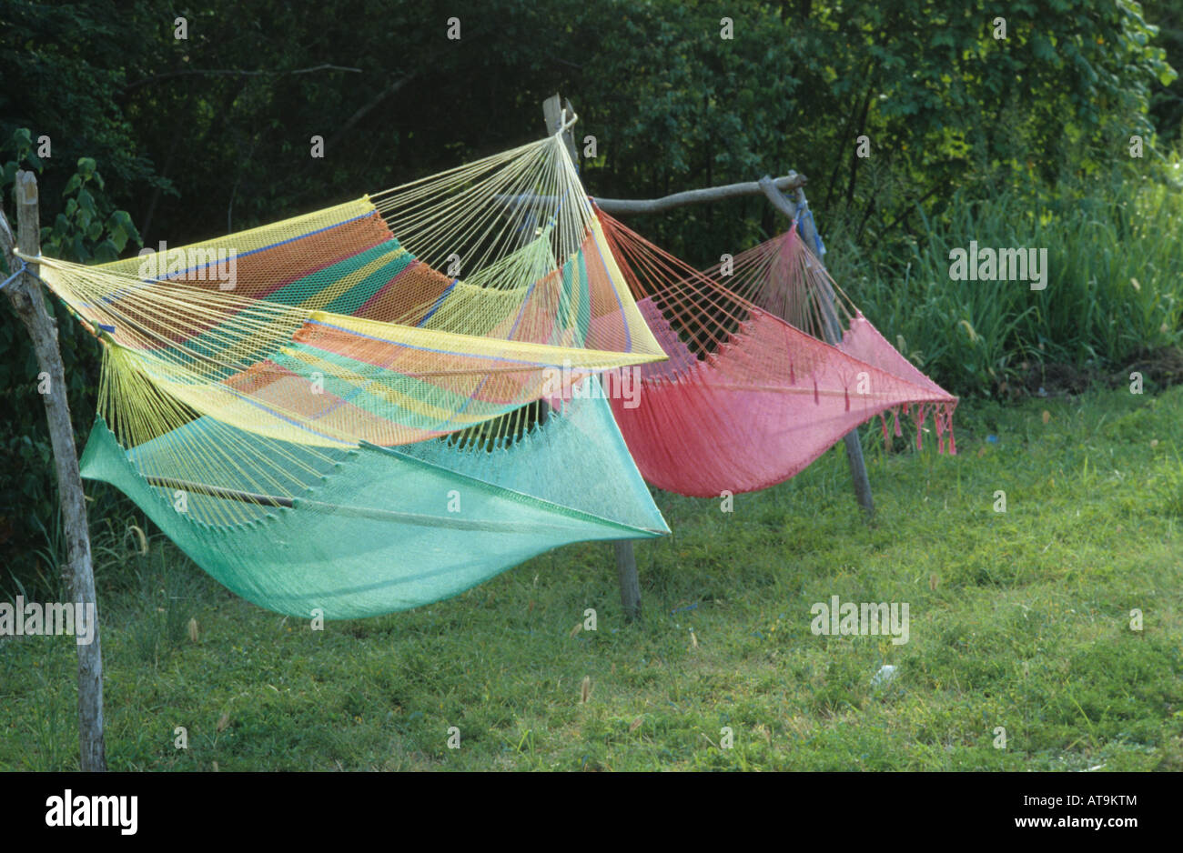 Colourful hammocks in El Salvador, Central America Stock Photo Alamy