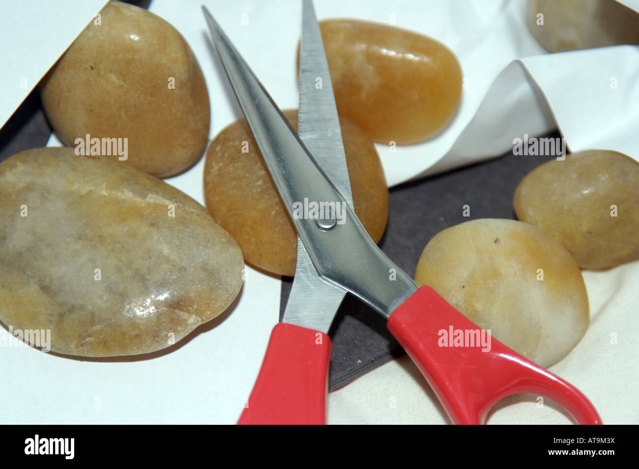 Scissors Paper Stone Stock Photo Alamy
