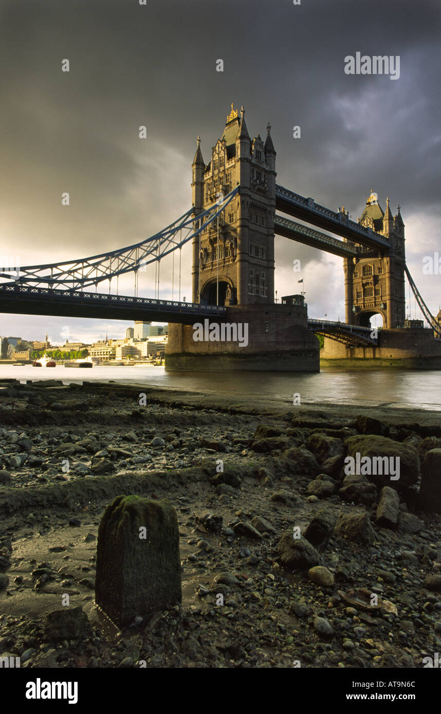 Tower Bridge at sunset in London city England UK Stock Photo - Alamy