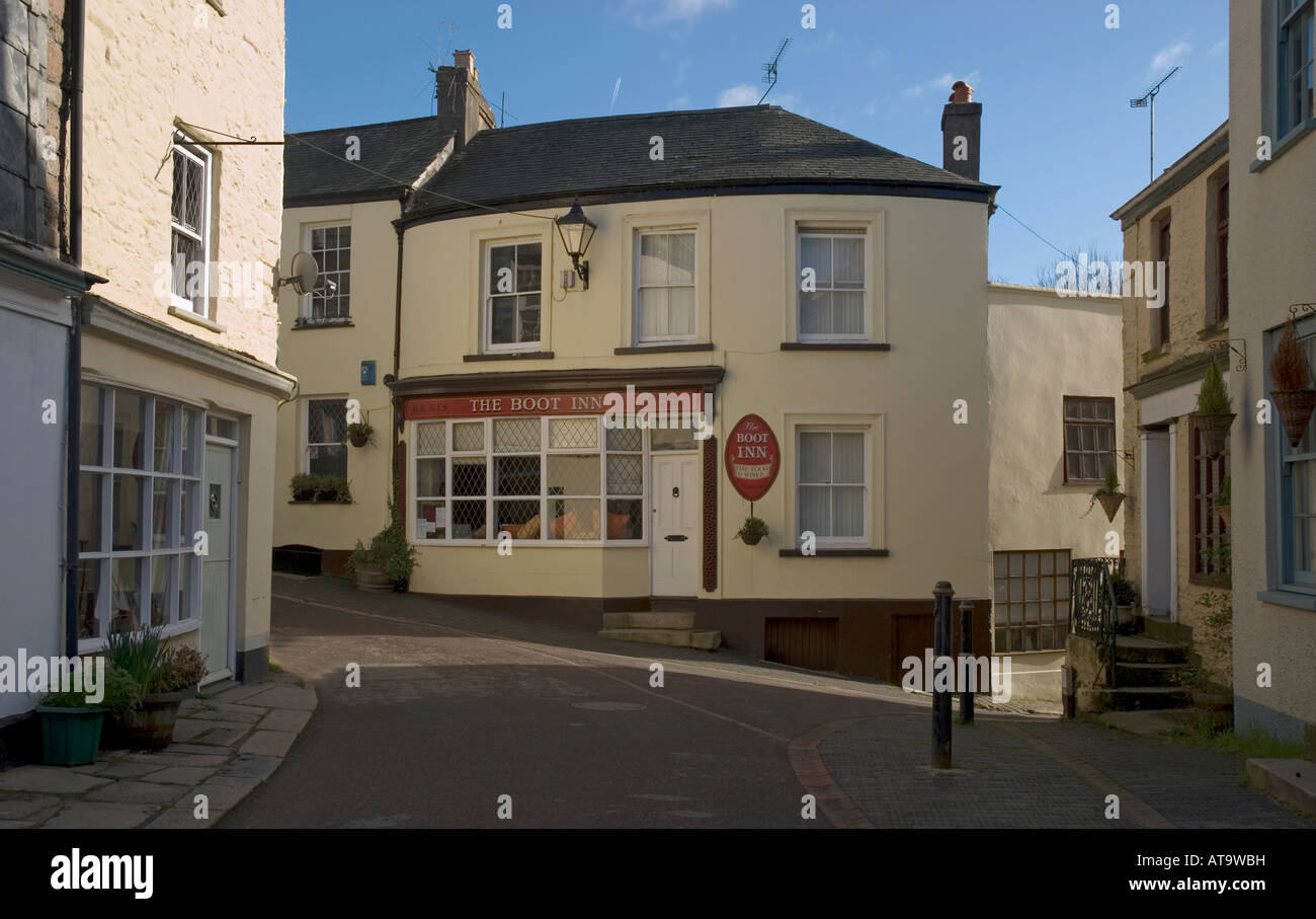 The Boot Inn Calstock Cornwall England Stock Photo Alamy