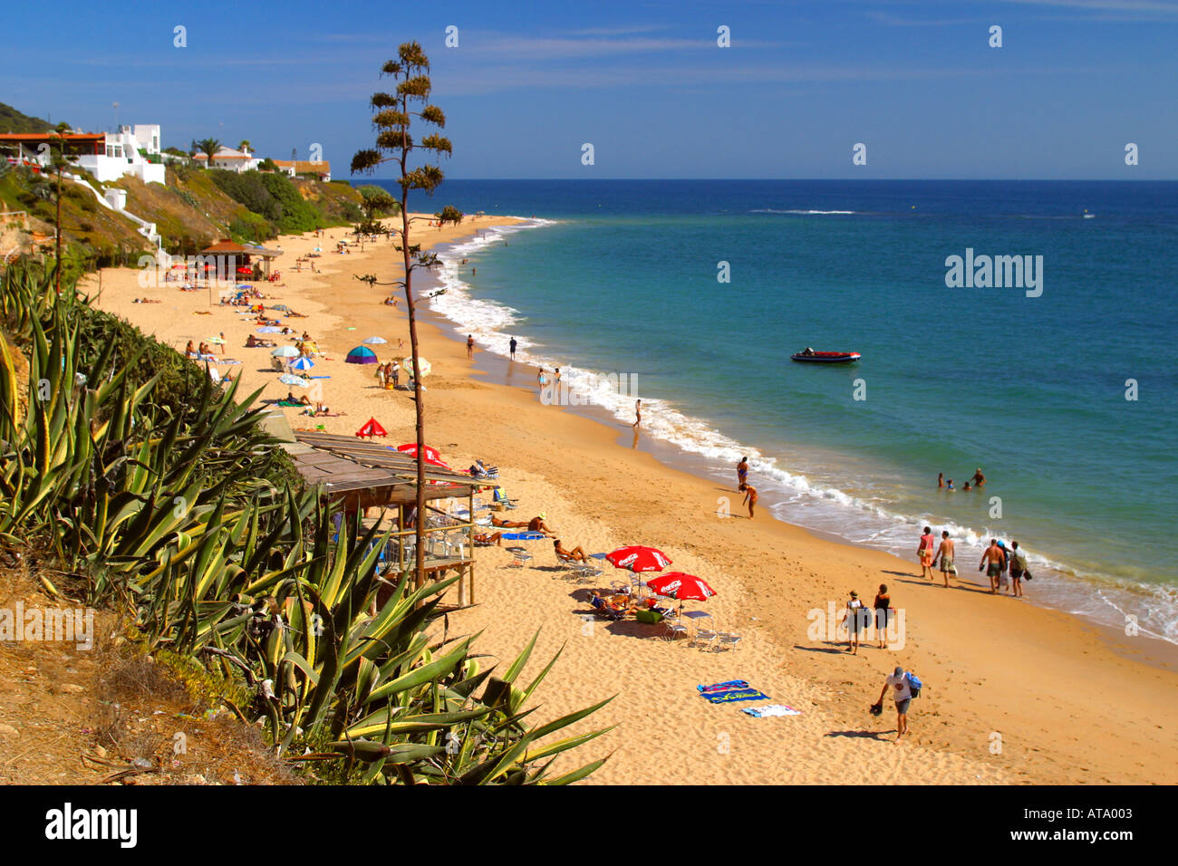 Costa de la Luz Los Canos de Meca beach Stock Photo - Alamy