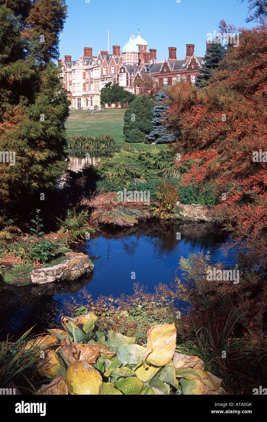 sandringham estate queens residence county of norfolk east anglia england uk gb Stock Photo