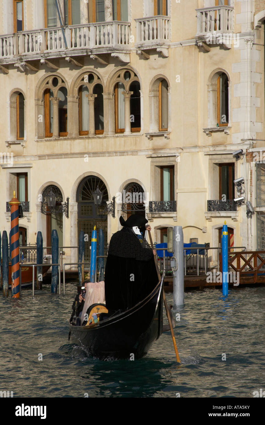 A Gondola On The Grand Canal , Venice , Italy Stock Photo - Alamy