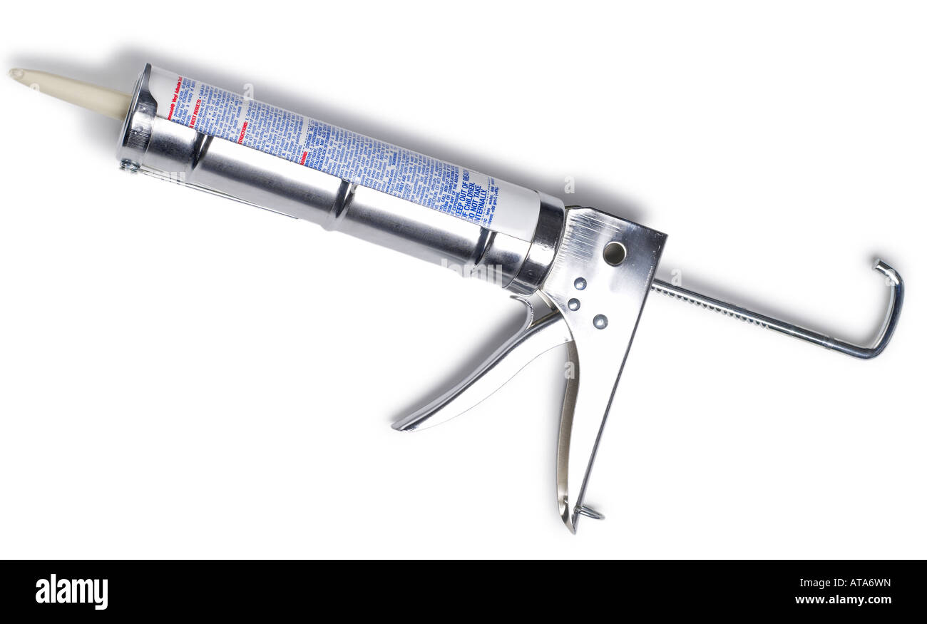 Caulking Gun elevated view Stock Photo Alamy