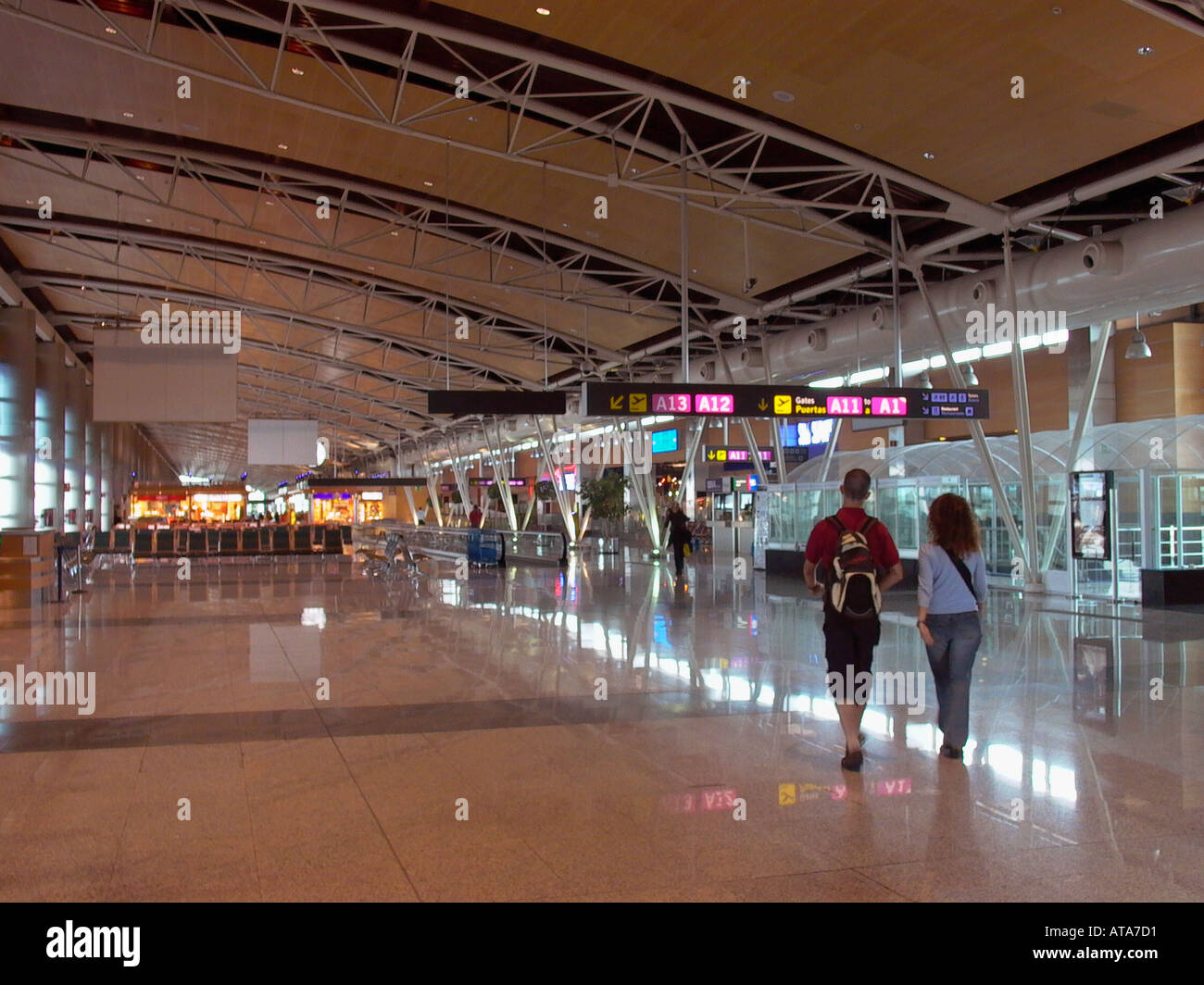 Aiport Shops Barajas International Airport Madrid Spain Stock Photo Alamy