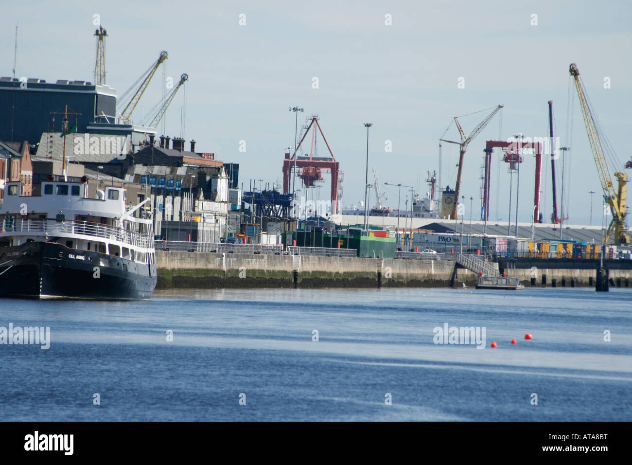 Dublin Bay dock Stock Photo