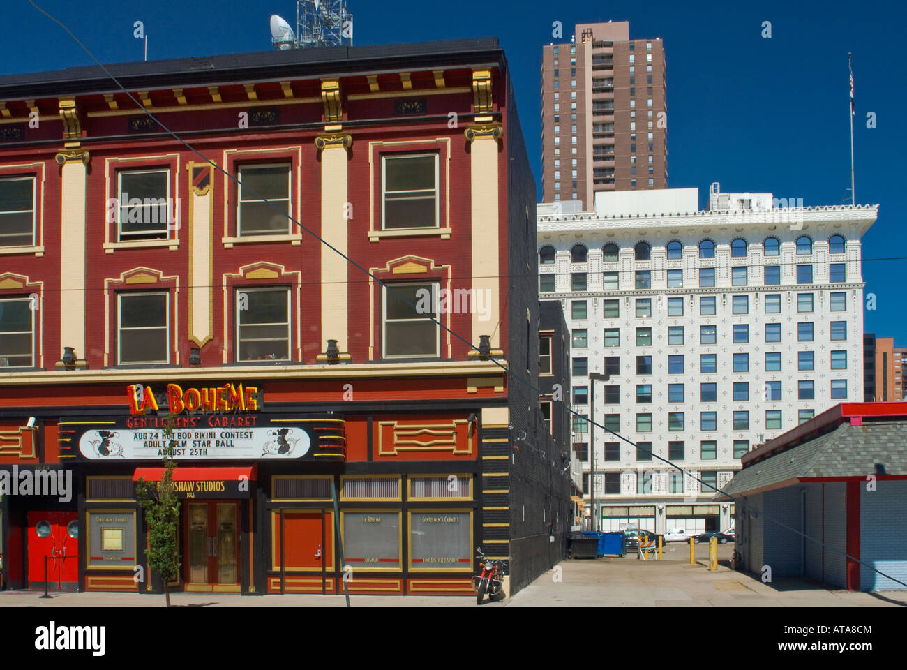La Boheme night club Downtown, Denver, Colorado, USA Stock Photo Alamy