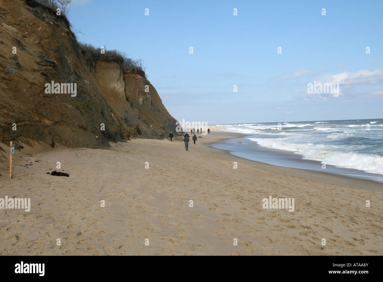 Cliffs and dunes at Wellfleet, Massachusetts Stock Photo Alamy